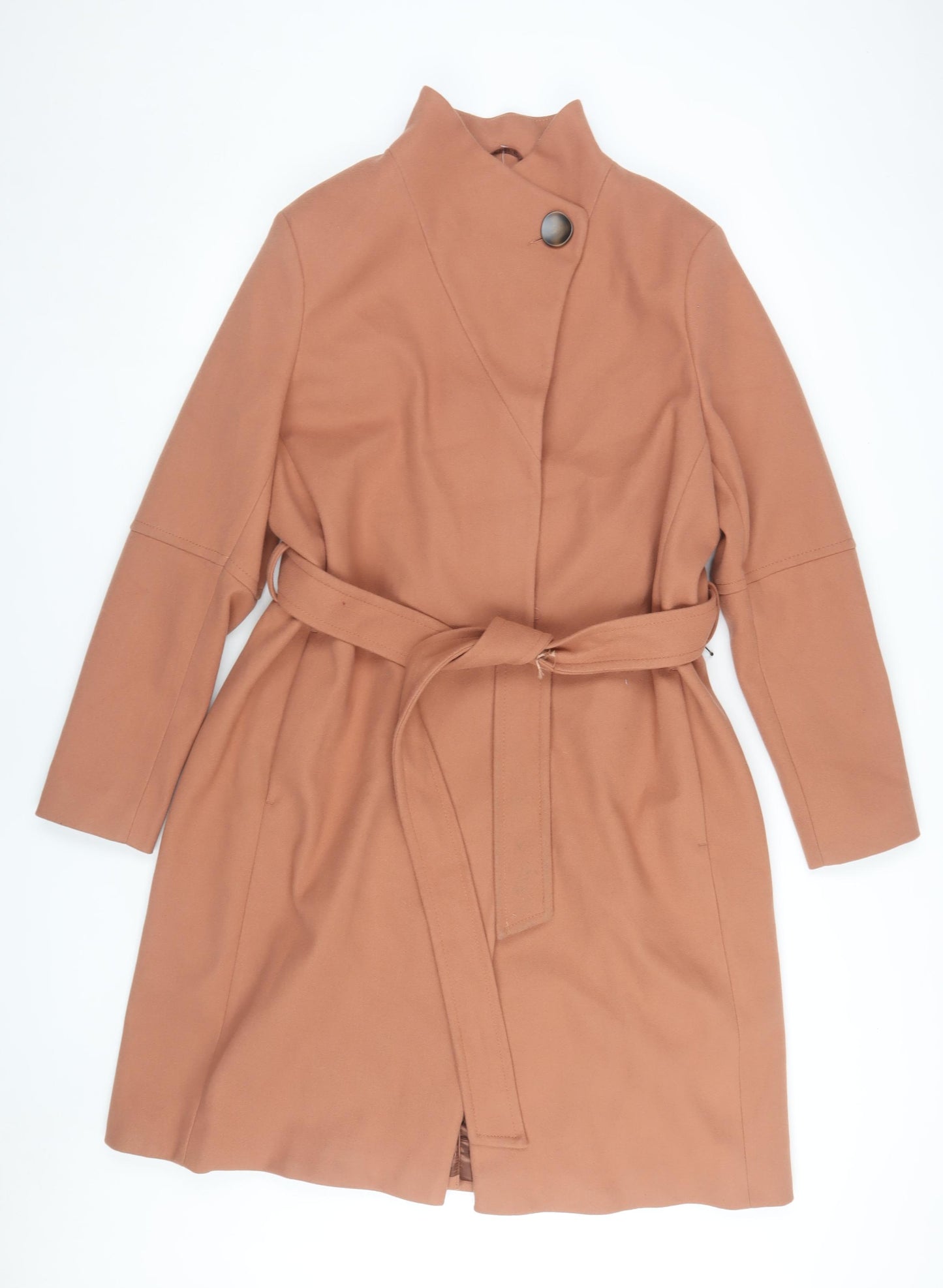 Next Women's Brown Trench Coat Size 18 Belted