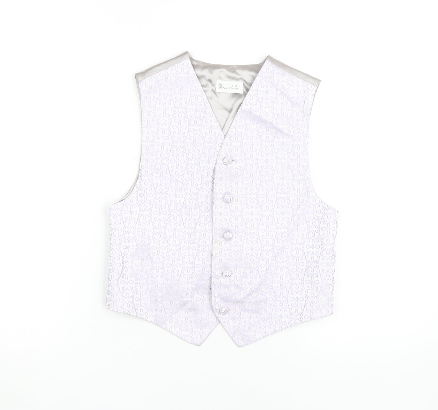 BHS Boys White Waistcoat, 9-10 Years, Formal Suit