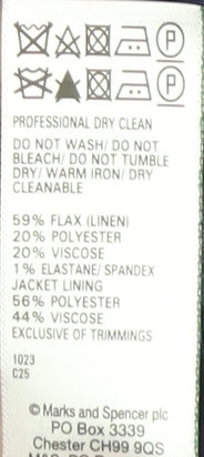 Marks and Spencer Men's Blue Blazer 46R New