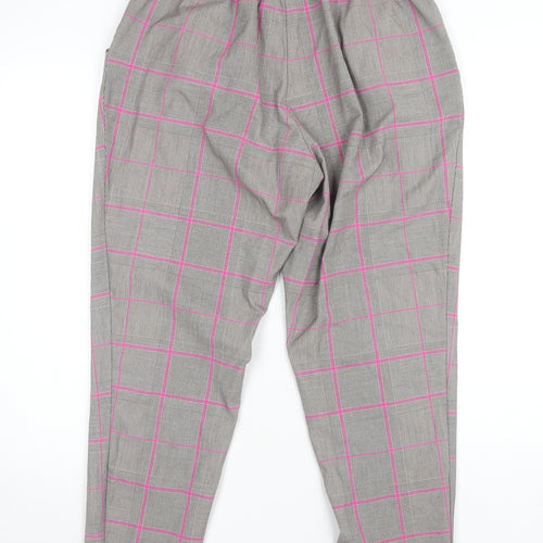 River Island Women's Grey Paperbag Trousers