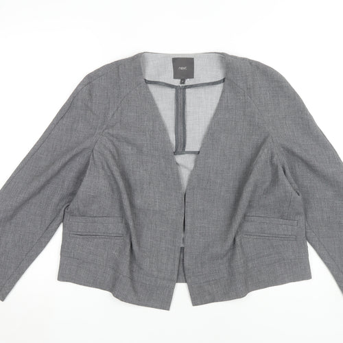 Next Women's Grey Blazer, Size 18, Business Casual
