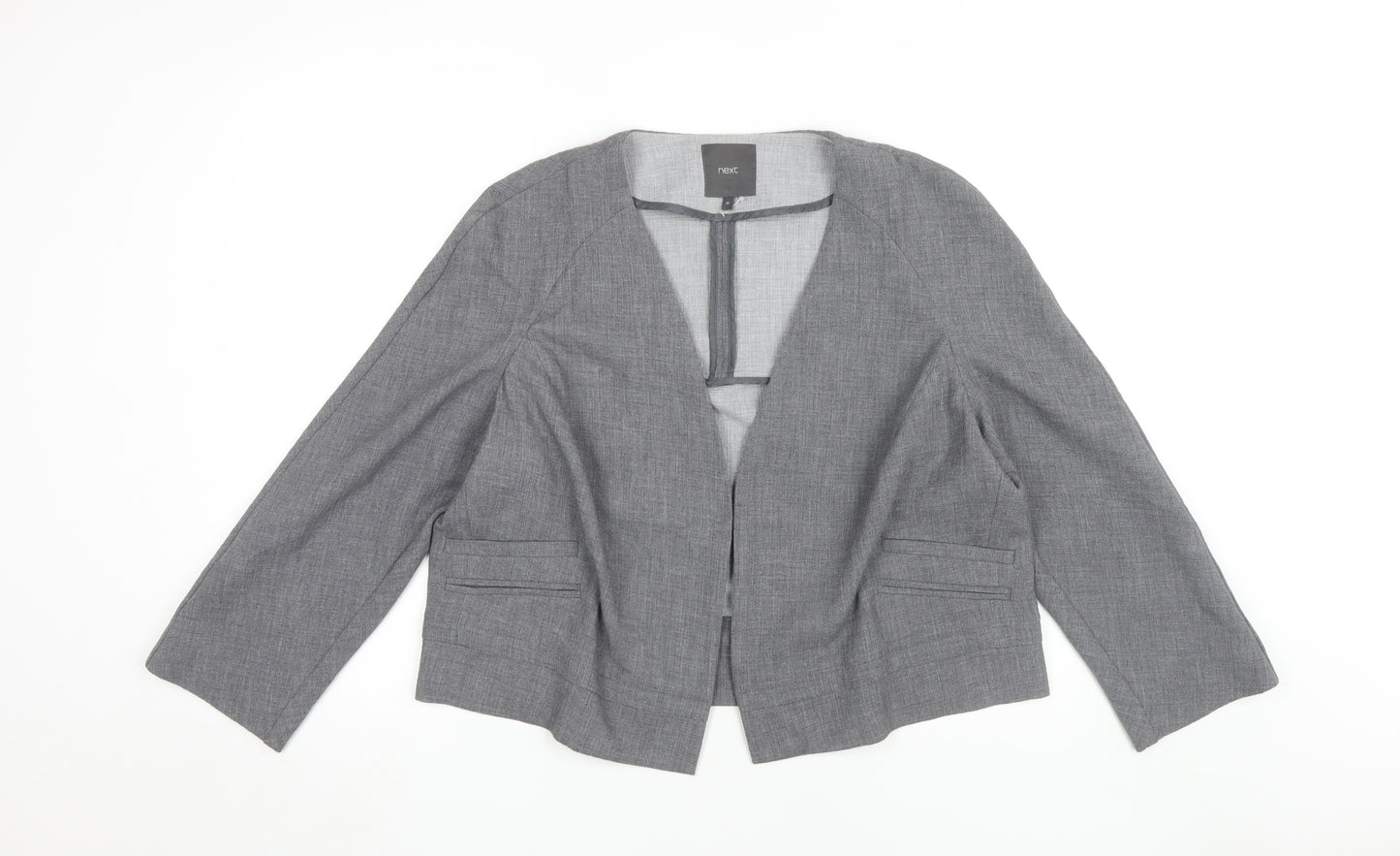 Next Women's Grey Blazer, Size 18, Business Casual