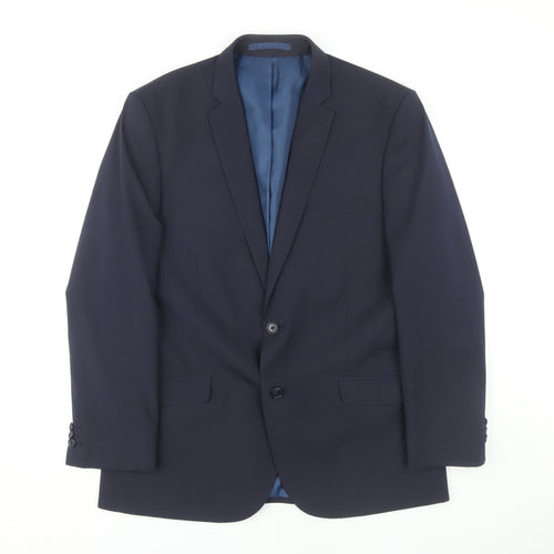 Marks and Spencer Men's Blue Blazer, 42R
