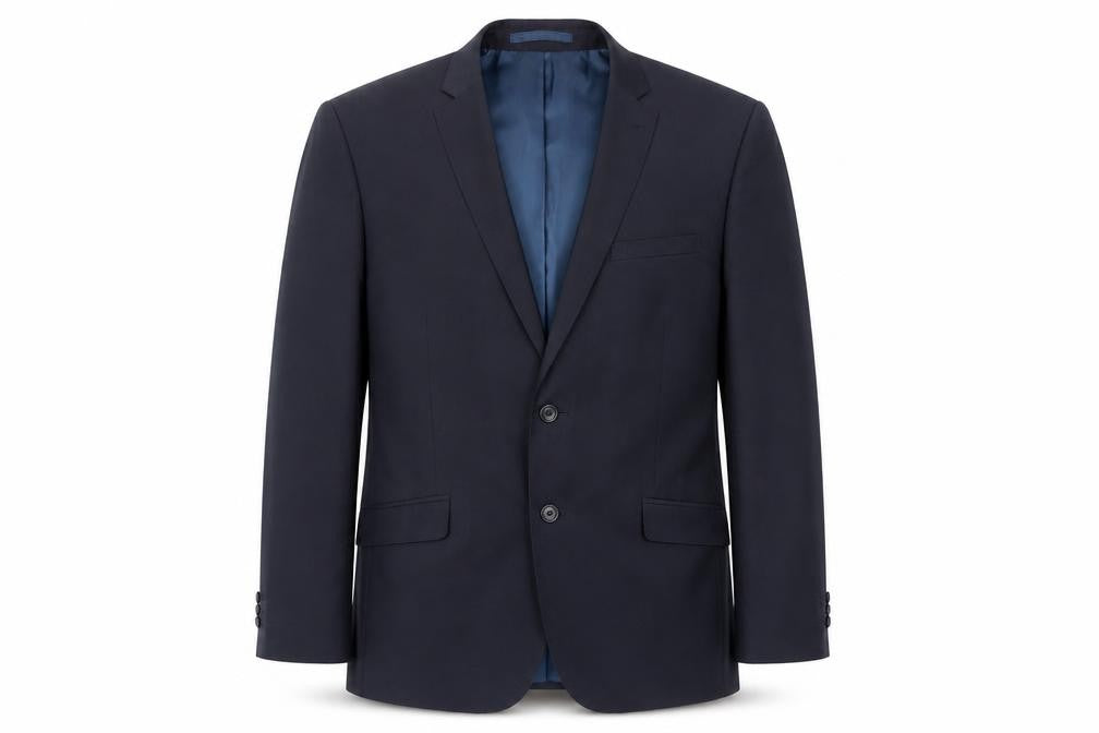 Front view of Marks & Spencer Men's Blue Blazer, 42R