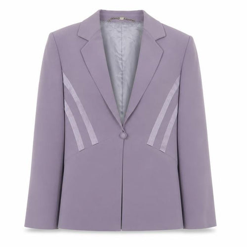 Viyella Women's Purple Blazer UK 14 Business Formal