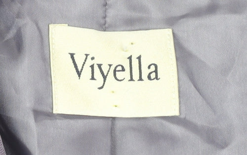 Viyella Women's Purple Blazer UK 14 Business Formal