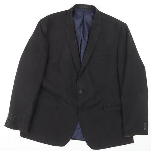 Scott & Taylor Men's Black Blazer, 48, Formal Jacket