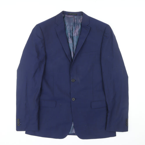 Ted Baker Men's Blue Blazer Jacket Size 40L