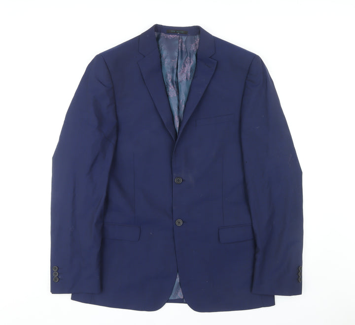 Ted Baker Men's Blue Blazer Jacket Size 40L