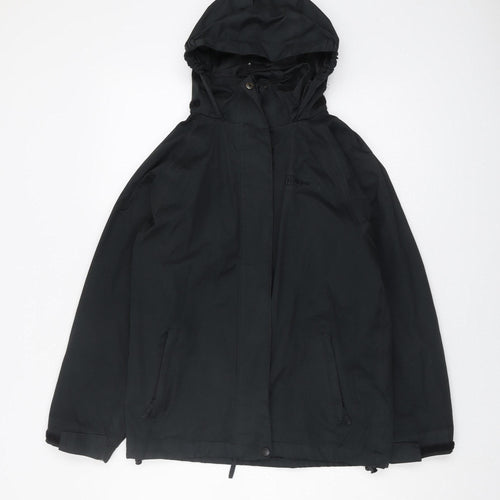 Hi Gear Boys Black Parka Jacket Age 11 Waterproof
