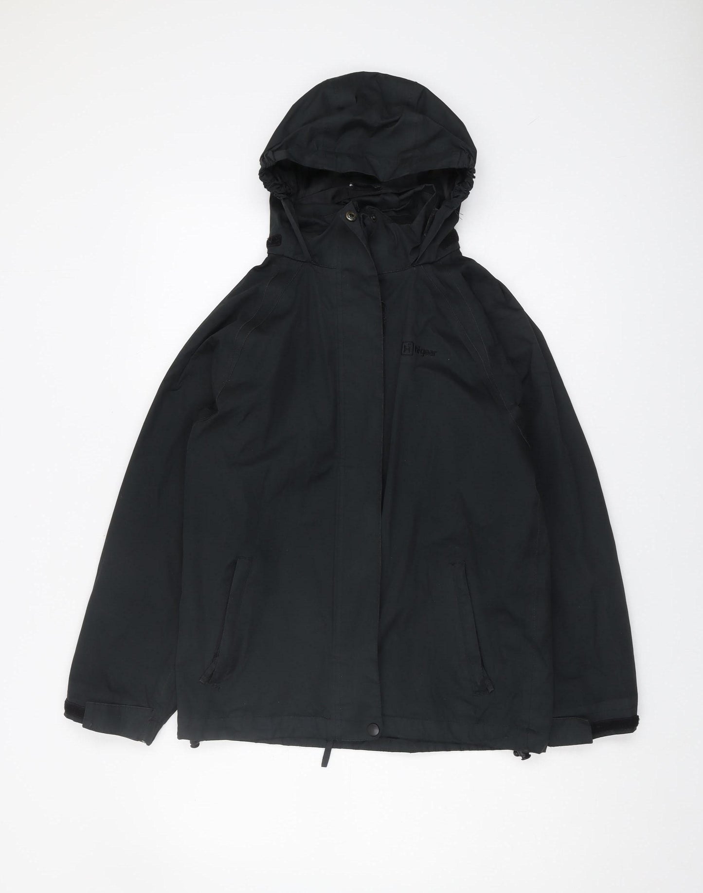 Hi Gear Boys Black Parka Jacket Age 11 Waterproof
