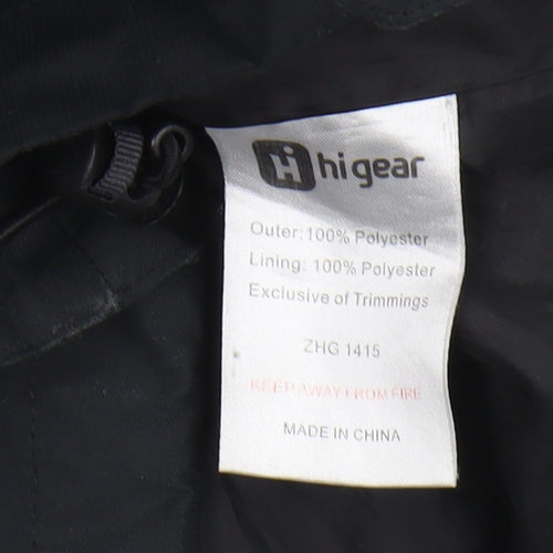 Hi Gear Boys Black Parka Jacket Age 11 Waterproof
