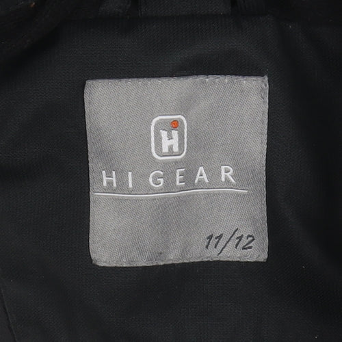 Hi Gear Boys Black Parka Jacket Age 11 Waterproof