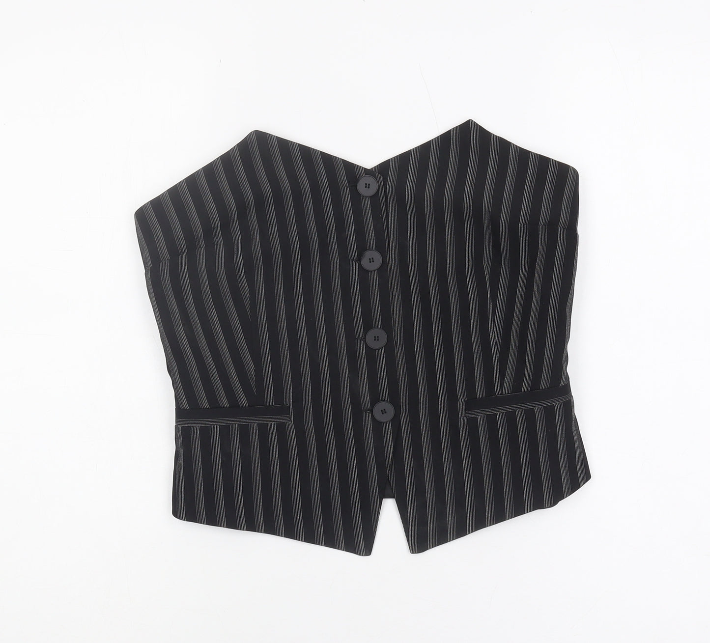 ASOS DESIGN Women's Black Striped Sleeveless Top