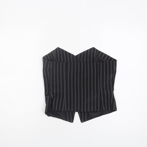 ASOS DESIGN Women's Black Striped Sleeveless Top