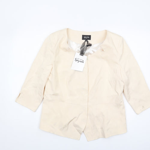 Per Una Speziale Women’s Beige Suit Jacket Size 18