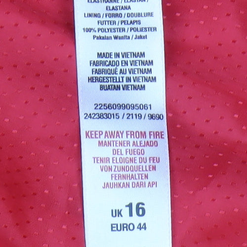 Wallis Women's Red Blazer Size 16 Classic Style