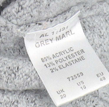 Cotton Traders Women's Grey Cardigan Size 20 Plus