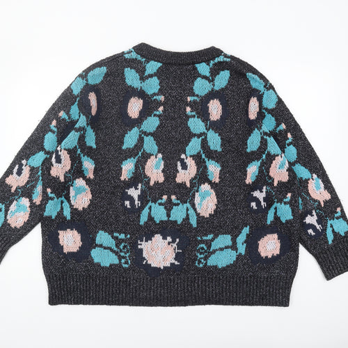 Zara Women’s Multicoloured Pullover Jumper Size M