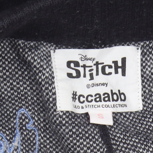 Disney Unisex Black Joggers S - Stitch & Angel