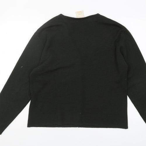 Eastex Women's Green V-Neck Cardigan L