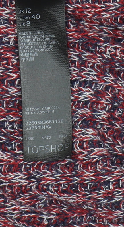 Topshop Women's Multicoloured Cardigan, Size 12