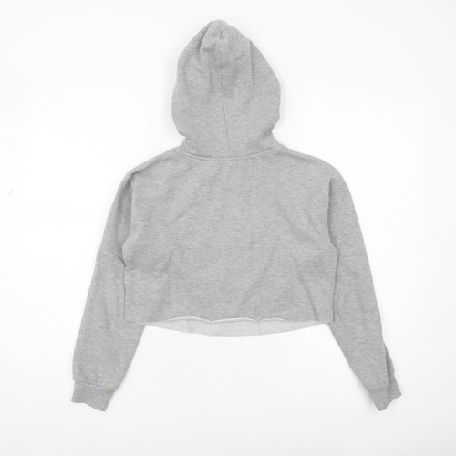 New Look Girls Grey Pullover Hoodie 146 Sports Style