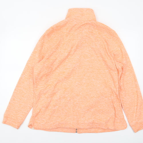 Regatta Orange Full Zip Sweatshirt Women Size 18