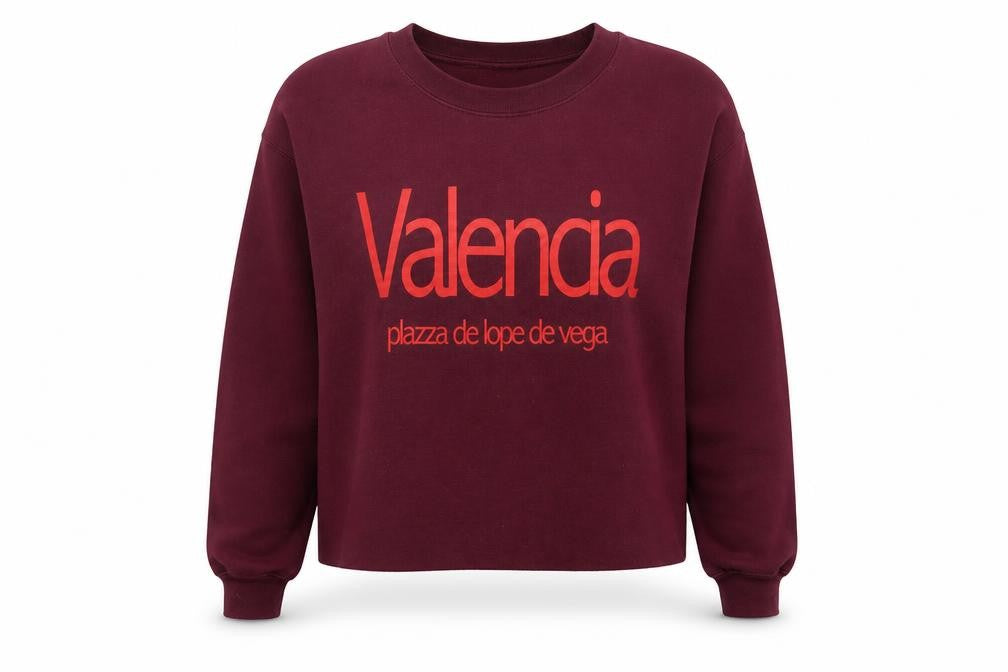 Front view of River Island Women’s Red XS Logo Sweatshirt