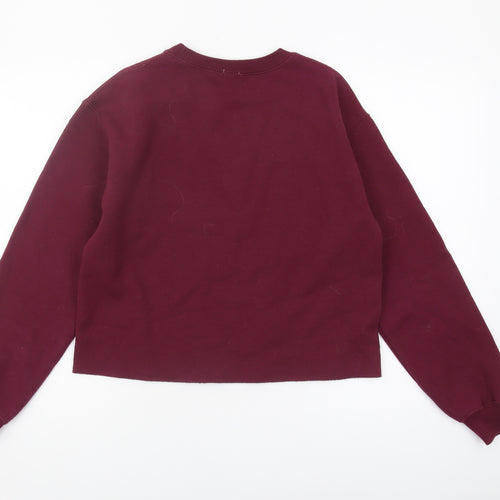 River Island Women’s Red XS Logo Sweatshirt