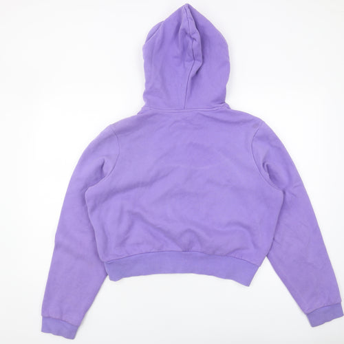 FILA Women's Purple Logo Hoodie Size L