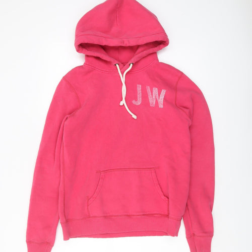 Jack Wills Women's Pink Hoodie UK 12