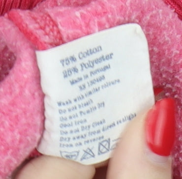 Jack Wills Women's Pink Hoodie UK 12