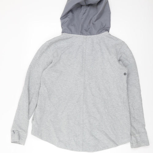 Nike Women's Grey Full Zip Hoodie S
