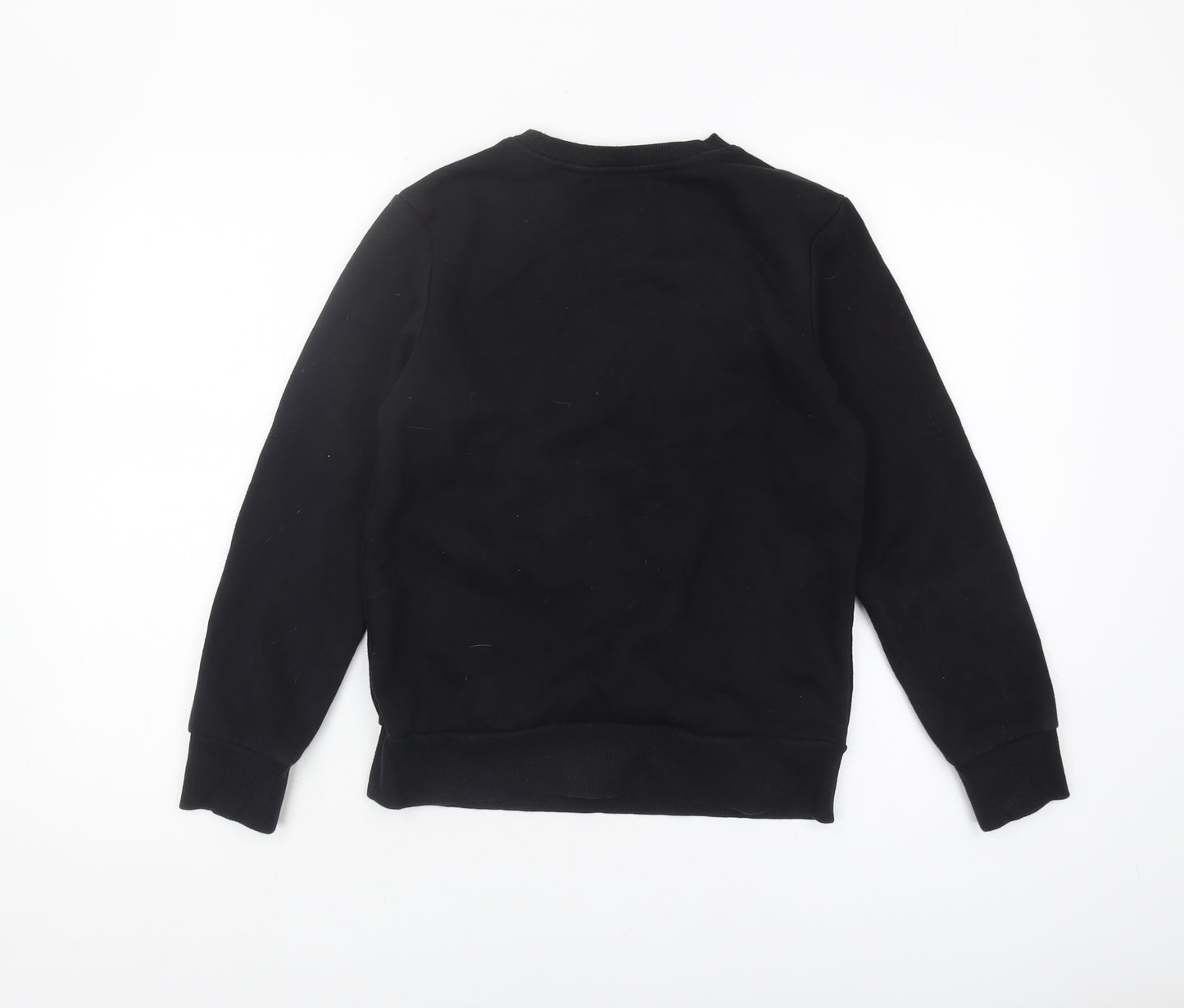 Converse Boys Black Sweatshirt, Size M, Crew Neck