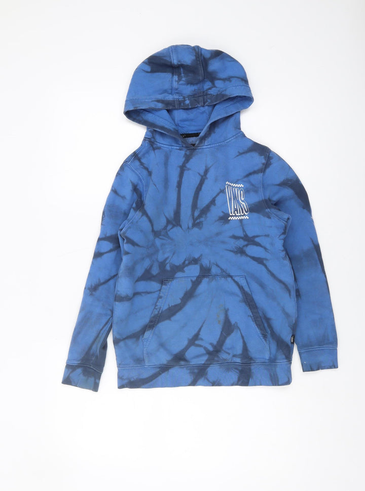 Vans Boys Blue Tie-Dye Pullover Hoodie, Size S