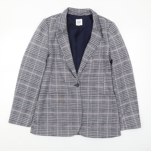 GAP Women's Regular Check Blazer, Size 10