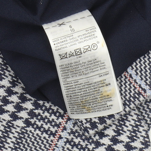 GAP Women's Regular Check Blazer, Size 10
