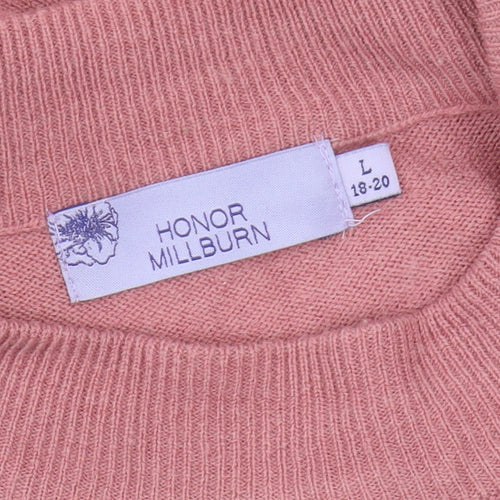 Honor Millburn Women's Pink L Pullover Jumper