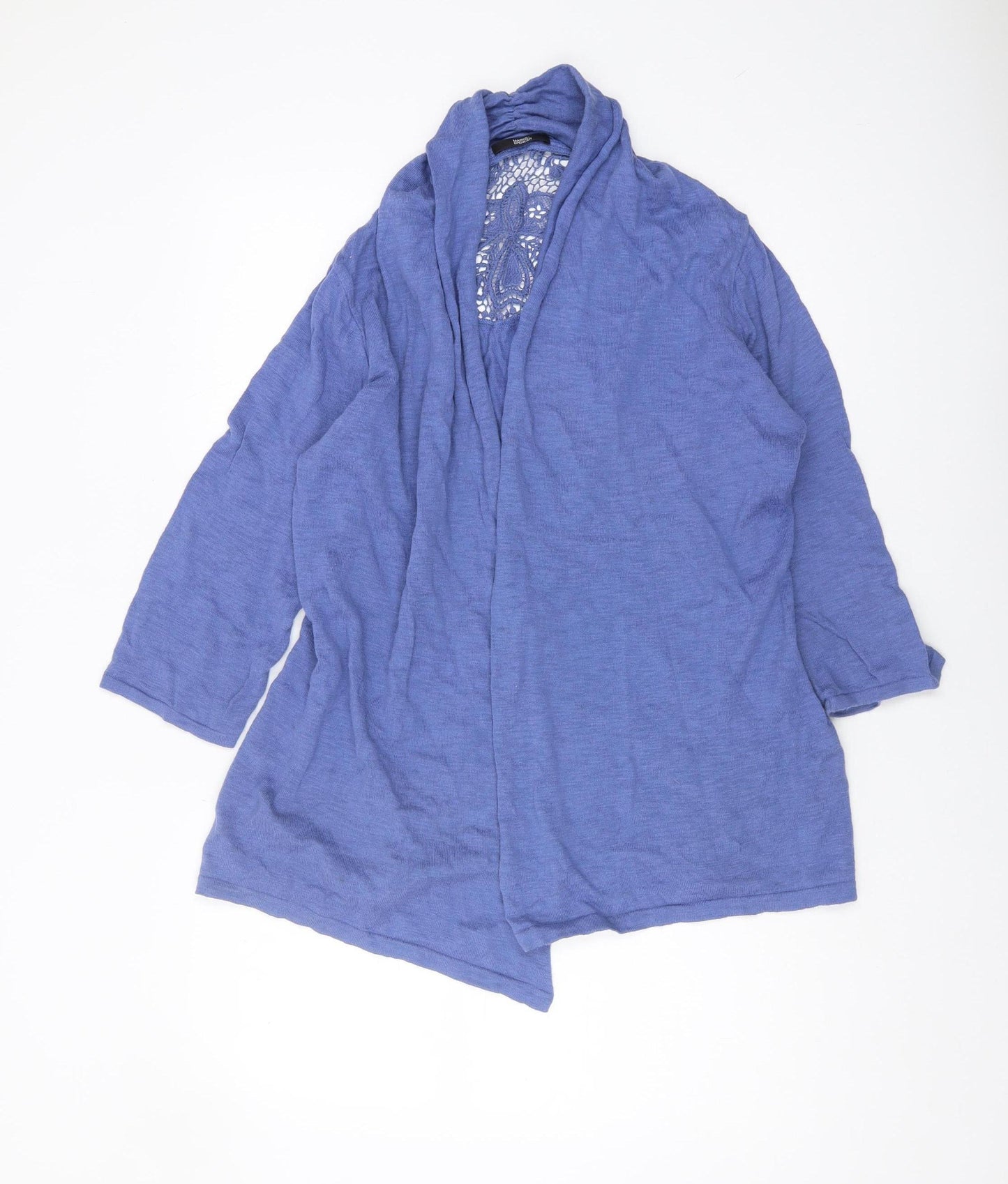 Marks and Spencer Women’s Blue Open-Knit Cardigan