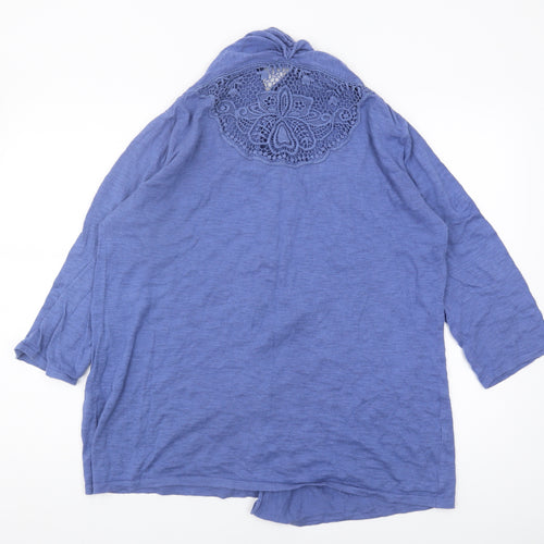 Marks and Spencer Women’s Blue Open-Knit Cardigan