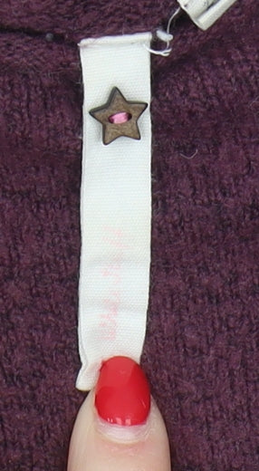 White Stuff Women's Purple Pullover Jumper - Size 12