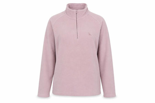 Front view of Hawkshead Women's Purple Fleece Sweatshirt, size 12