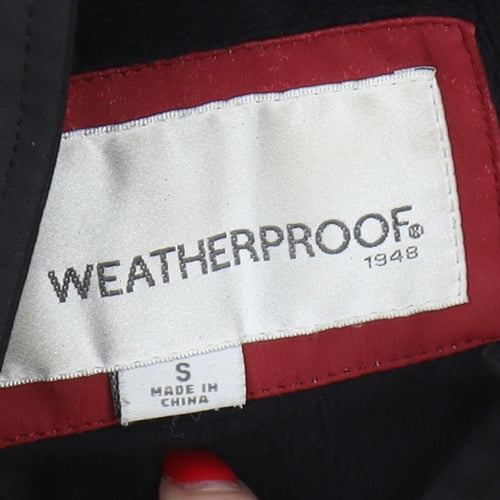 Weatherproof Women's Black Rain Coat Jacket S