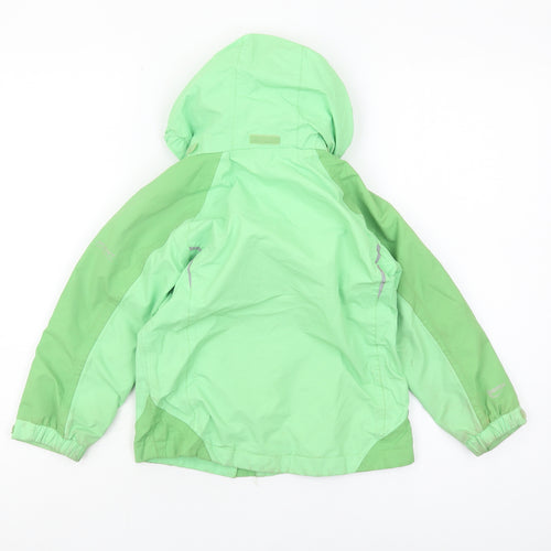 Regatta Boys Green Waterproof Jacket 3-4 Years