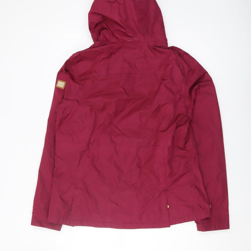 Regatta Women's Red Hooded Jacket Size 14 Casual