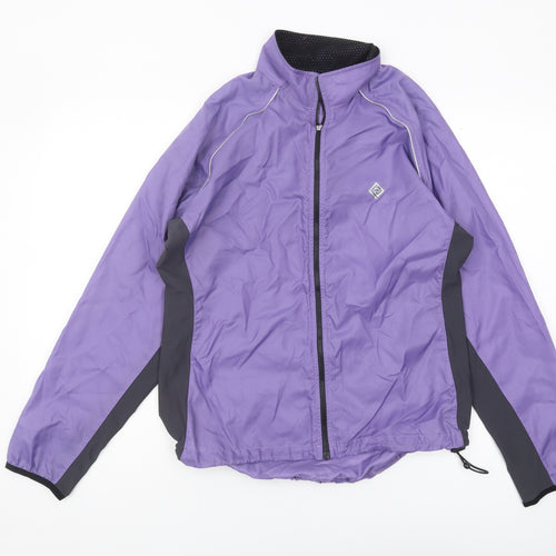 Ronhill Women's Purple Windbreaker Jacket Size 12