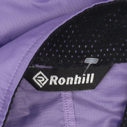 Ronhill Women's Purple Windbreaker Jacket Size 12