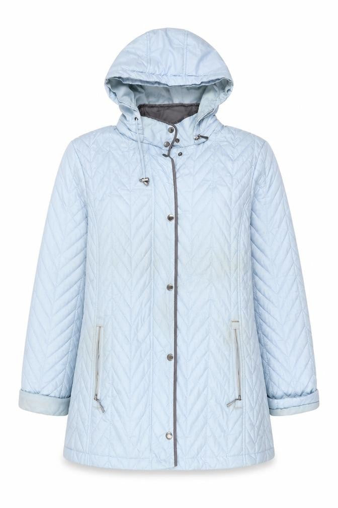 Anna Rose Women's Blue Quilted Jacket XL