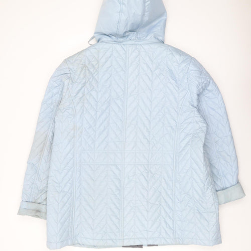 Anna Rose Women's Blue Quilted Jacket XL